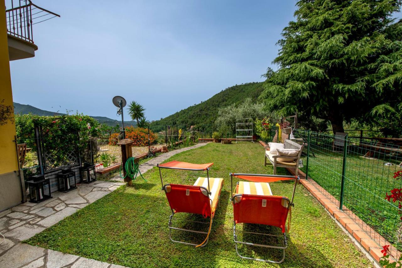 187 - Ca Da Pincianna, Con Giardino A 15 Minuti Dal Mare Apartment คาซาร์ซา ลิกูเร ภายนอก รูปภาพ